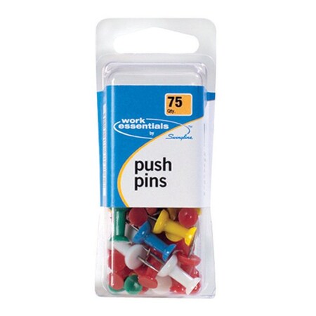 Swingline Acco Push Pins Work Essentials S7071751